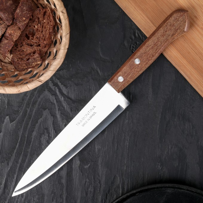 Нож куxонный поварской Universal, лезвие 20 см, сталь AISI 420, деревянная рукоять 2722362