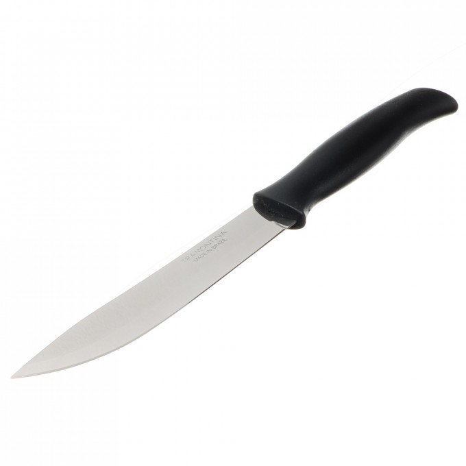 Нож кухонный TRAMONTINA Athus 15см, черная ручка, 12 штук 871-163-12