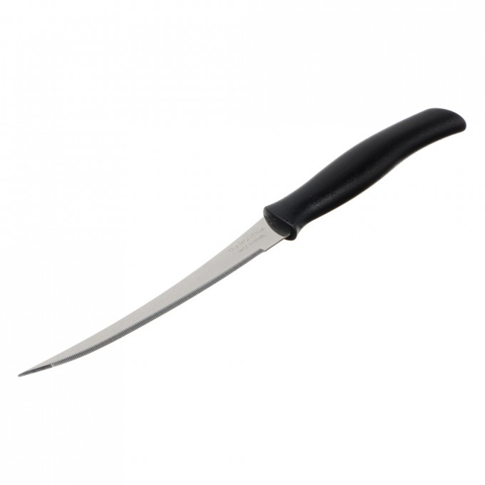 Нож TRAMONTINA Athus для томатов 12.7см, черная ручка, 12 штук 871-166-12
