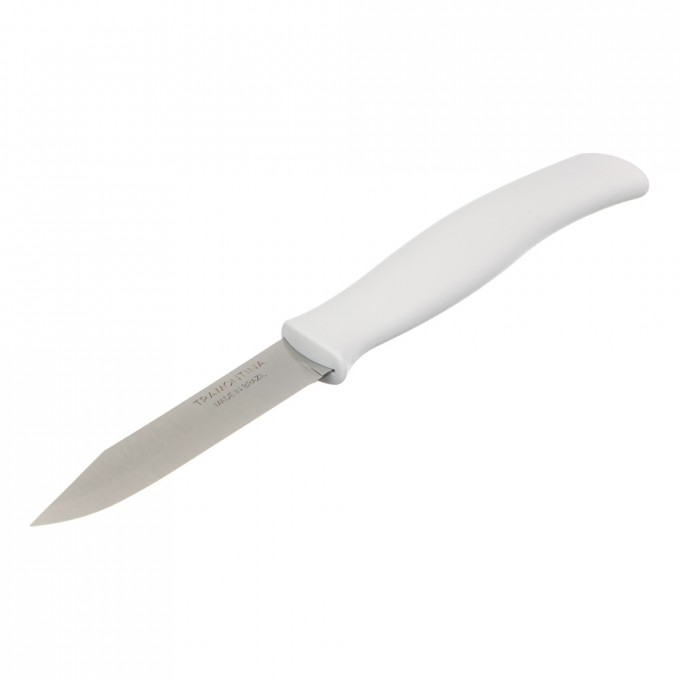 Нож TRAMONTINA Athus овощной 8см, белая ручка, 12 штук 871-177-12