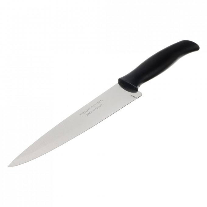 Нож кухонный TRAMONTINA Athus 18см, черная ручка, 12 штук 871-197-12
