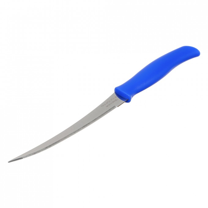 Нож TRAMONTINA Athus для томатов 12.7см, синяя ручка, 12 штук 871-237-12