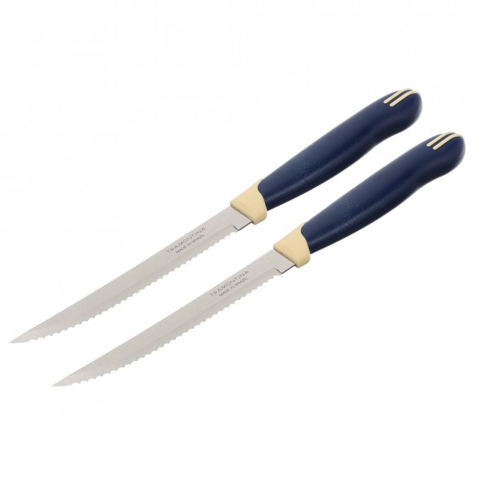 Нож TRAMONTINA Multicolor для мяса 12.7см, блистер, 6 наборов 871-563-6