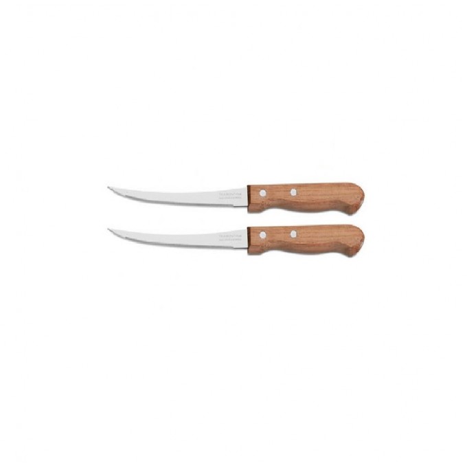 Набор кухонных ножей TRAMONTINA с деревянной ручкой 2шт DL-583